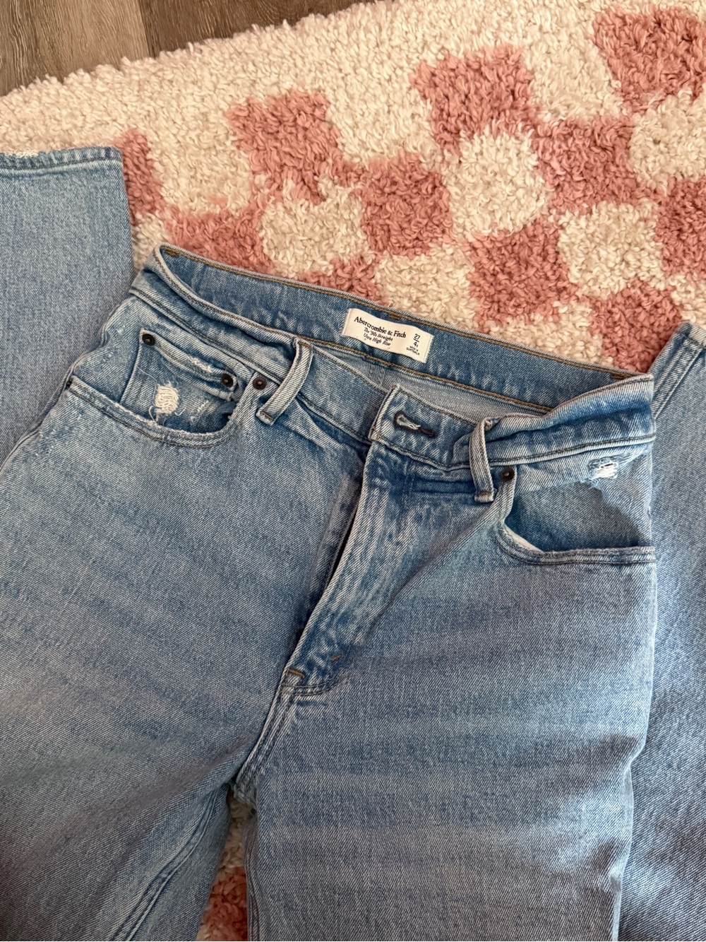 Abercrombie & Fitch Women's 90s Straight Ultra High-Rise Jeans